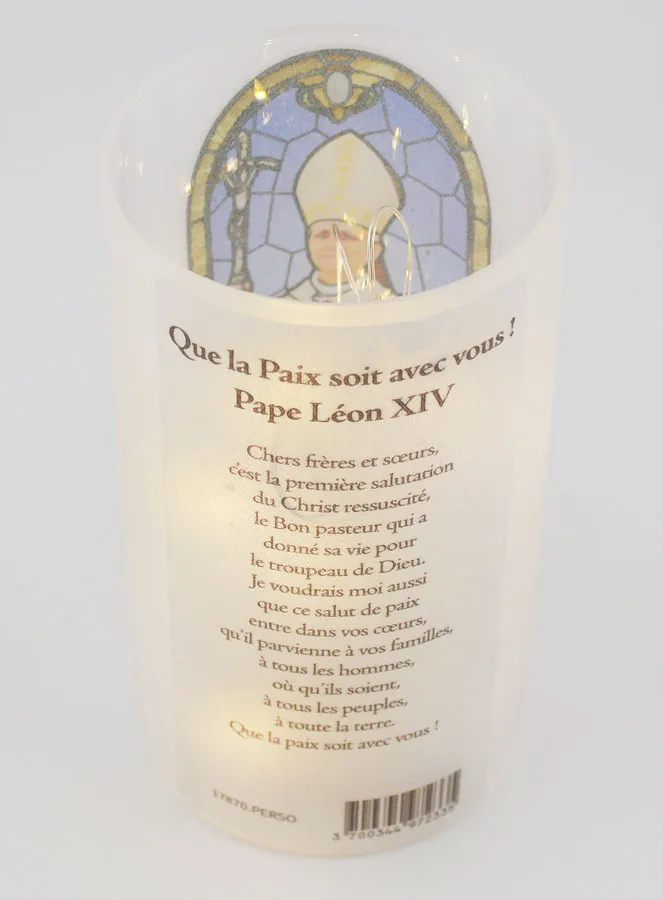 LED-Windlicht und Gebet - Papst Leo XIV (pic 3)