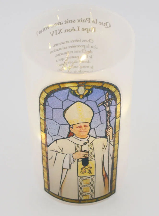 LED-Windlicht und Gebet - Papst Leo XIV (pic 4)
