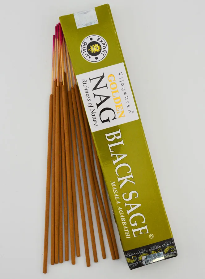 Masala Weihrauch Golden Nag - Schwarzer Salbei (pic 1)