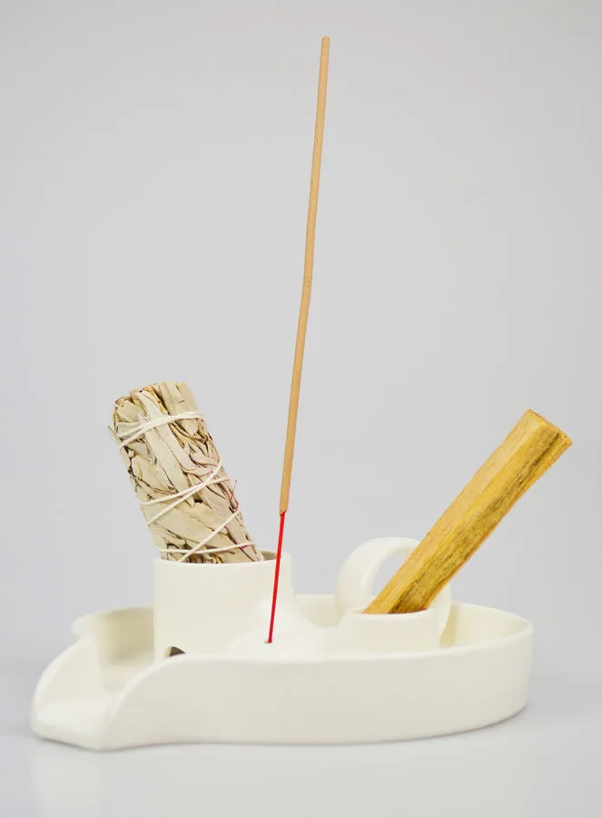 Räucherschale für Palo Santo, Räucherbündel, Räucherstäbchen (pic 2)