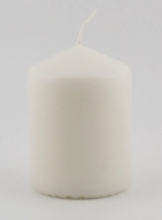 Deko-Kerze 8cm - Milch Weiß (pic 1)