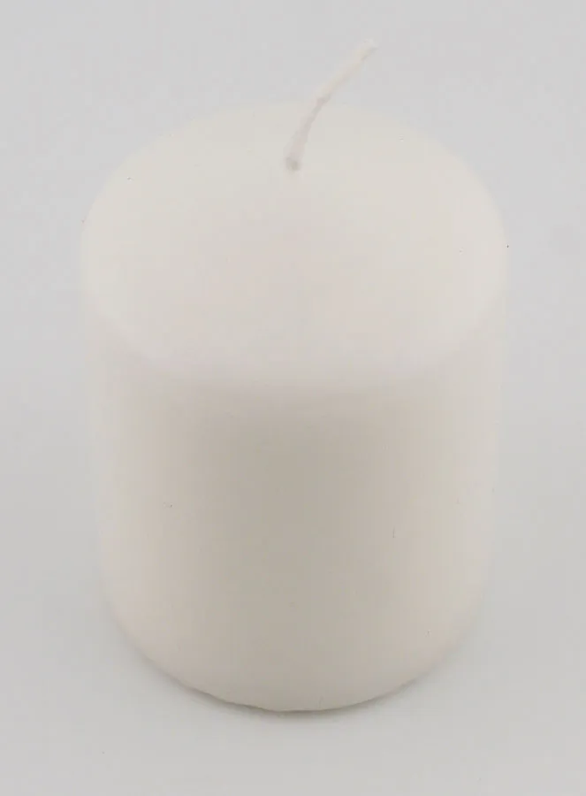 Deko-Kerze 8cm - Milch Weiß (pic 2)