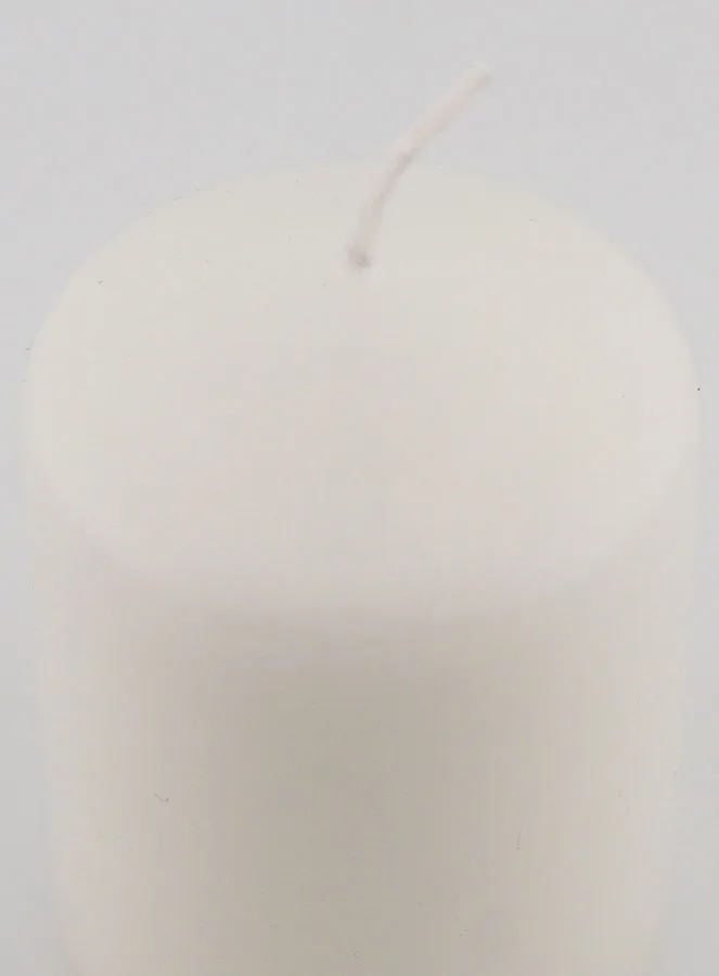 Deko-Kerze 8cm - Milch Weiß (pic 4)