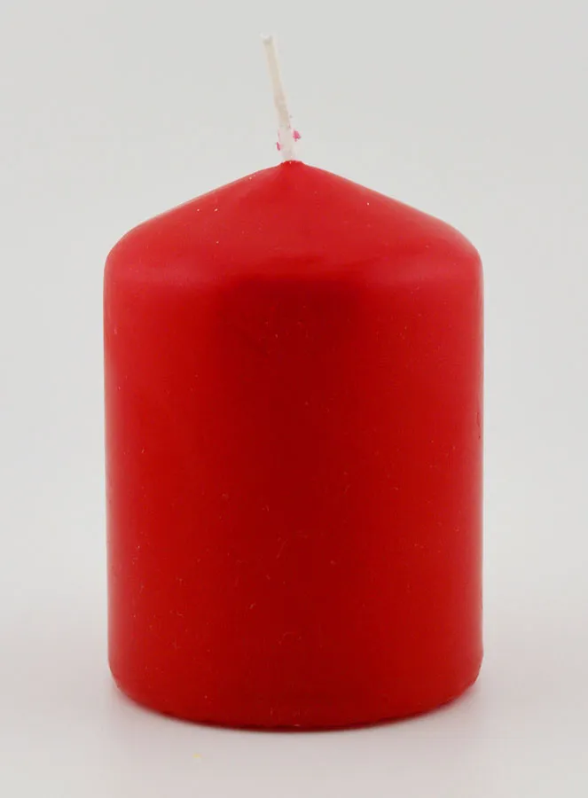 Deko-Kerze 8cm - Rot (pic 1)