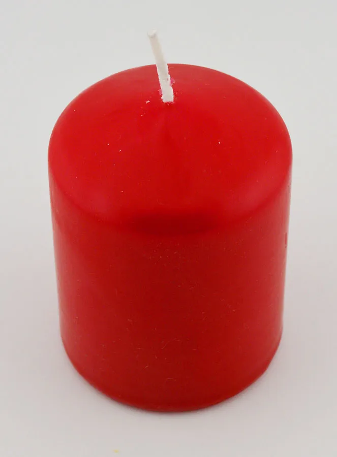 Deko-Kerze 8cm - Rot (pic 2)