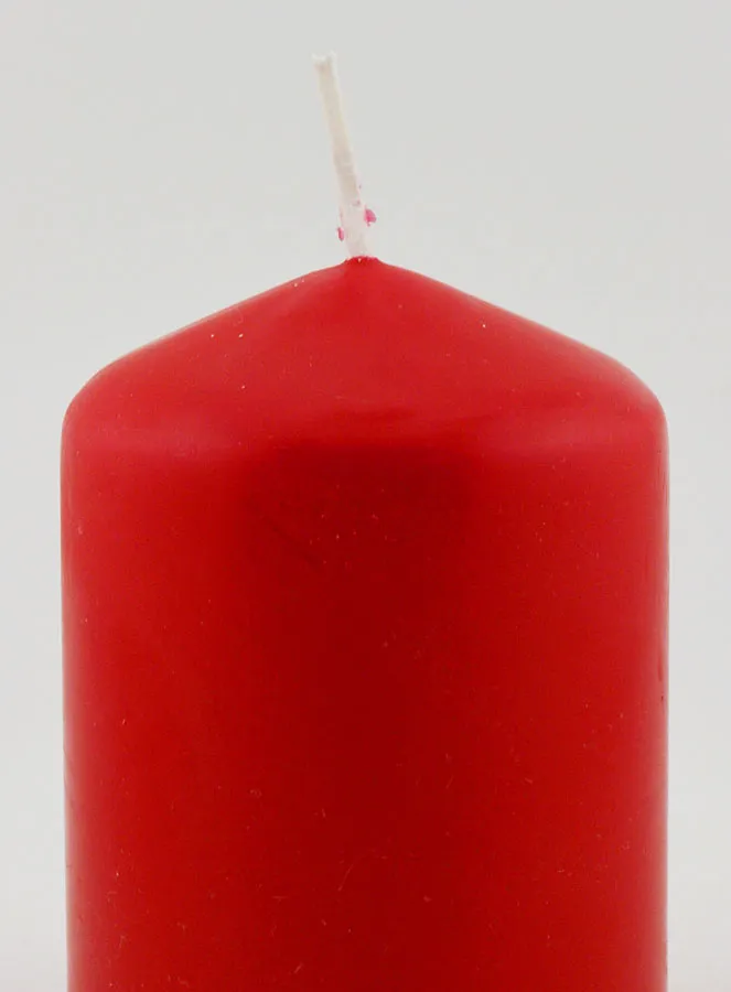Deko-Kerze 8cm - Rot (pic 3)
