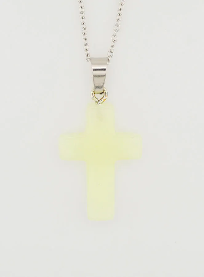 Religiöse Halskette aus Edelstahl mit Leuchtendem Kreuz (pic 4)