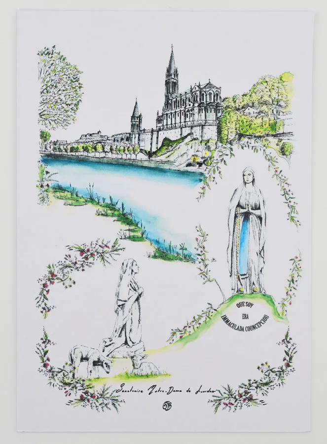 Karte des Heiligtums von Lourdes (pic 1)