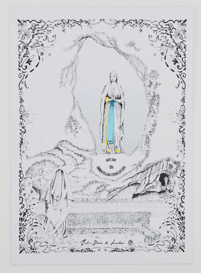 Karte Mutter Gottes von Lourdes (pic 1)