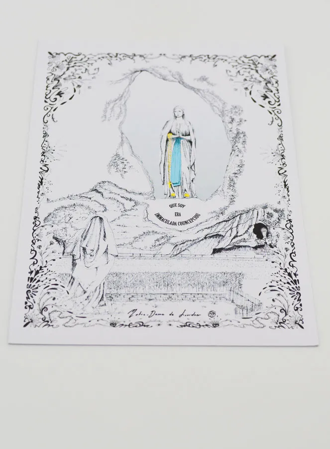 Karte Mutter Gottes von Lourdes (pic 2)
