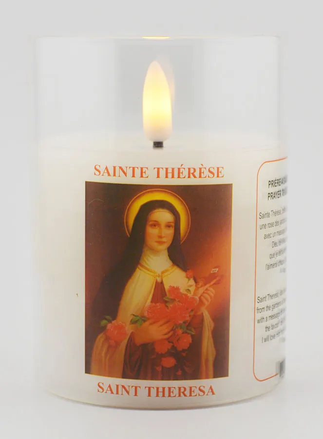 LED-Votivkerze - Gebet zur Heiligen Therese (pic 1)