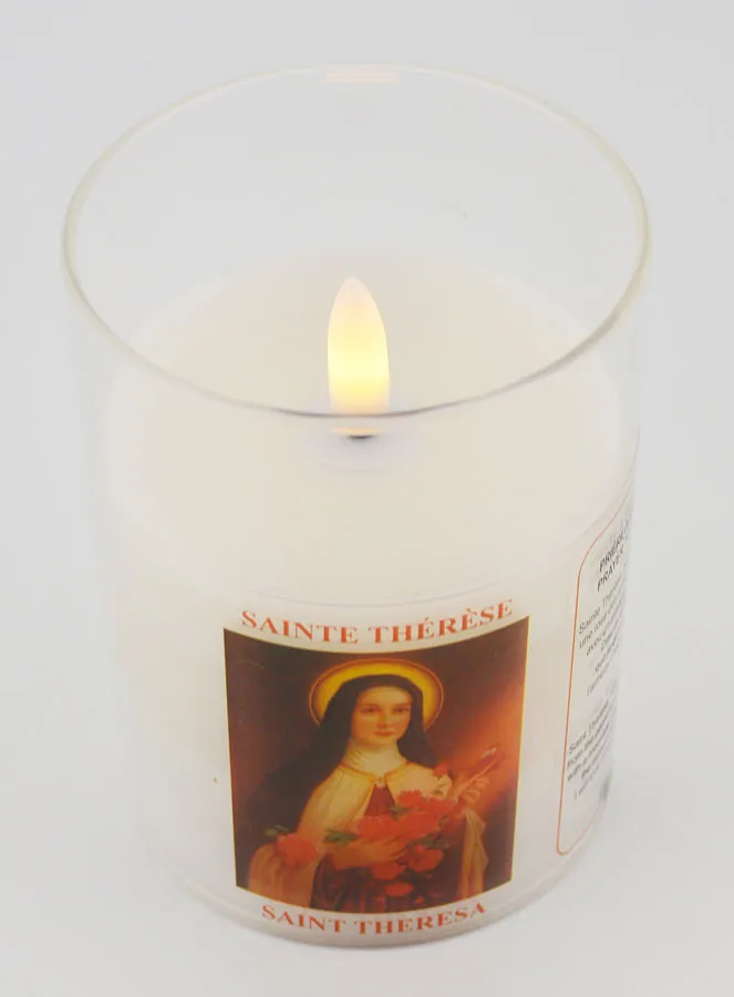 LED-Votivkerze - Gebet zur Heiligen Therese (pic 2)