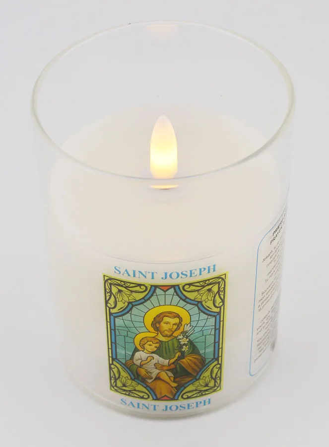 LED-Votivkerze - Gebet des Heiligen Josef (pic 2)