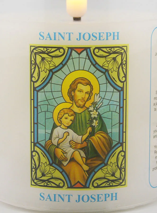 LED-Votivkerze - Gebet des Heiligen Josef (pic 3)