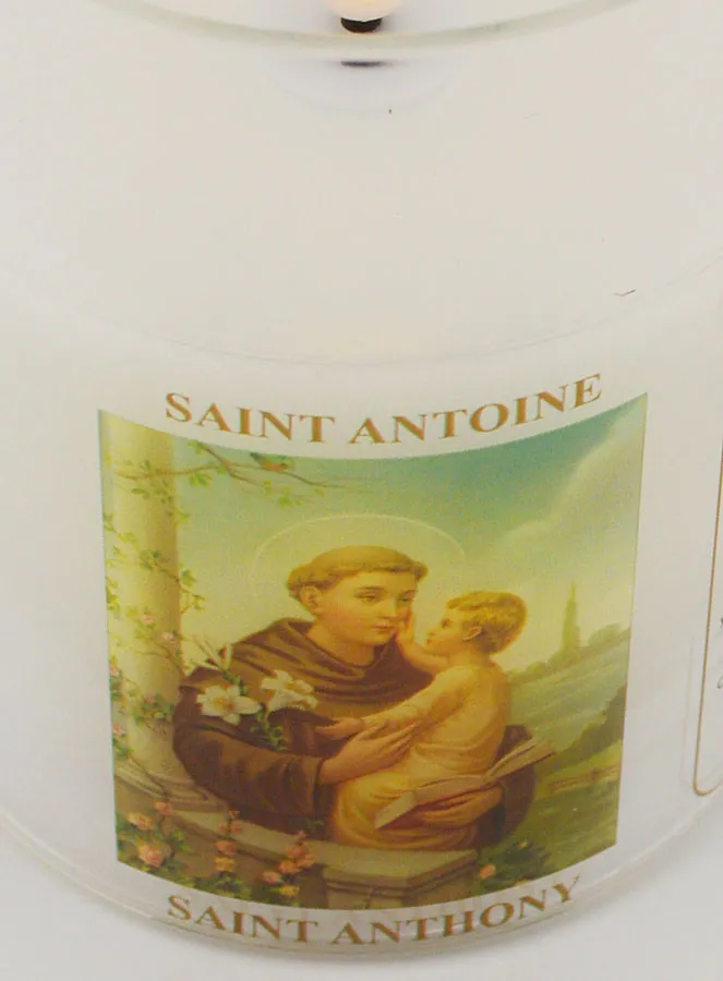 Batteriebetriebene Kirchenkerze - Heiliger Antonius (pic 4)