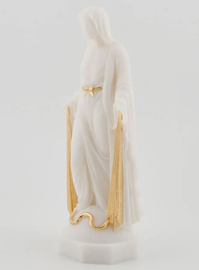 Figur Wundertätige Jungfrau mit Goldenen Strahlen - 12cm (pic 2)