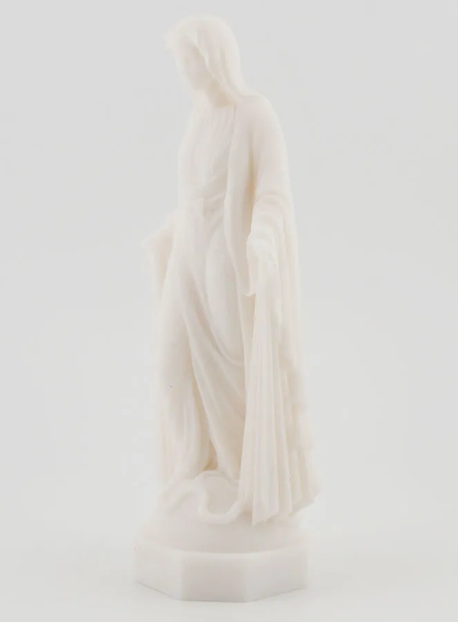 Statue Wundertätige Mutter Gottes aus Alabaster - 12cm (pic 2)
