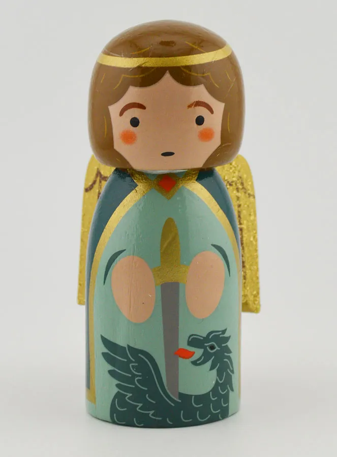 Figur des Heiligen Michael - 10cm (pic 1)