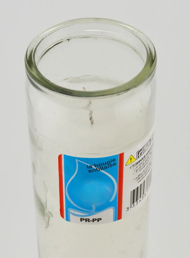 Kerze aus Glas - 20cm (pic 4)