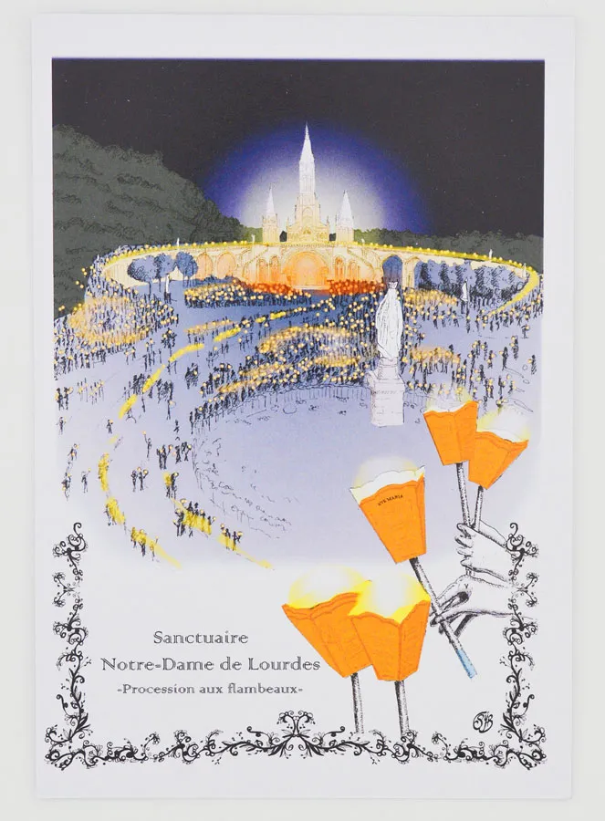 Karte Fackelprozession - Lourdes (pic 1)