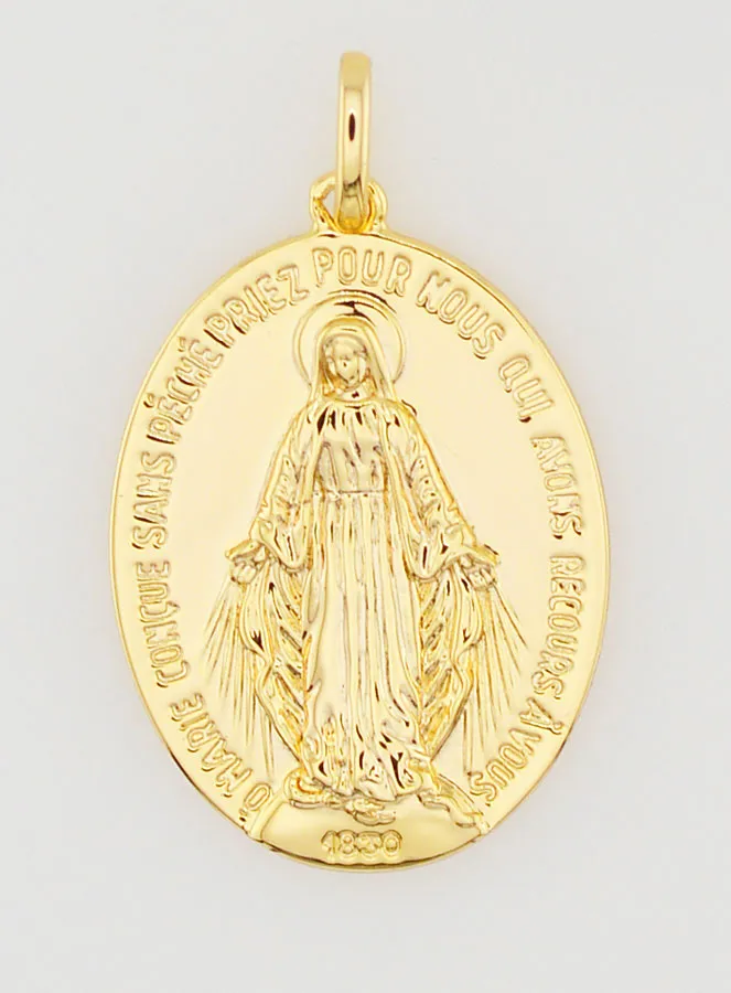 Wunderbare Medaille 18k Vergoldet - 12mm (pic 3)