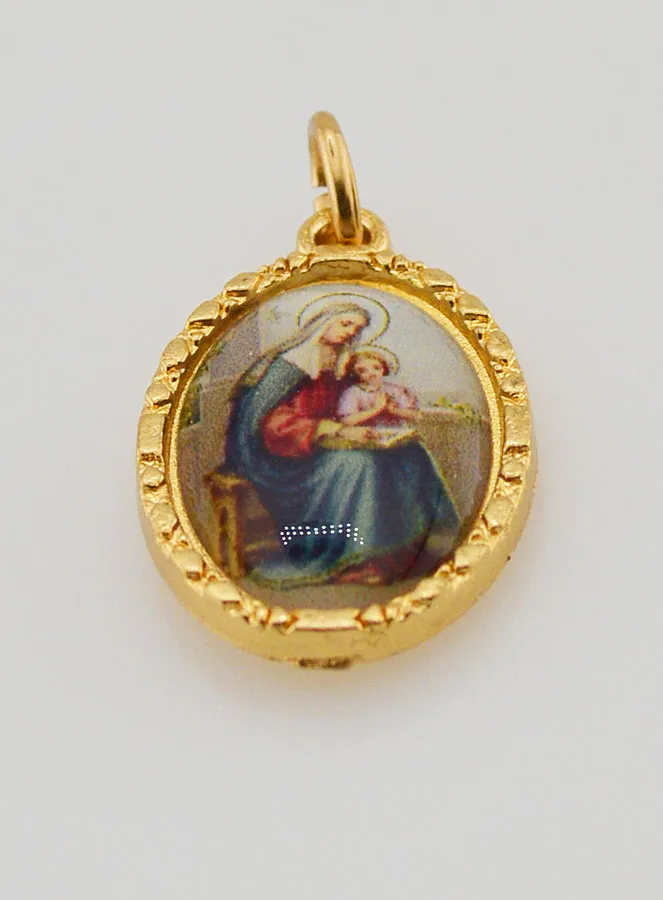 Medaille mit Gedrehtem Rand 25mm – Heilige Anna (pic 2)