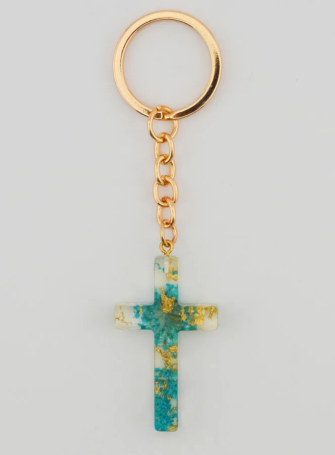 Schlüsselanhänger Durchsichtiges Kreuz (pic 1)