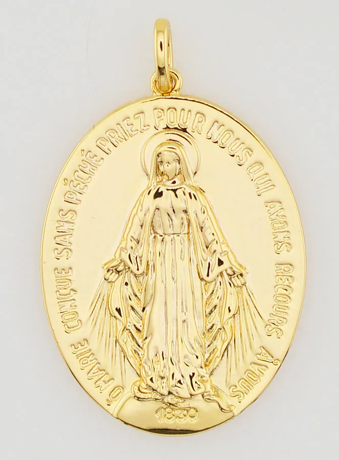 Wunderbare Medaille 18 Karat Vergoldet – 28mm (pic 3)