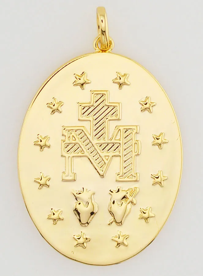 Wunderbare Medaille 18k Vergoldet – 26mm (pic 4)