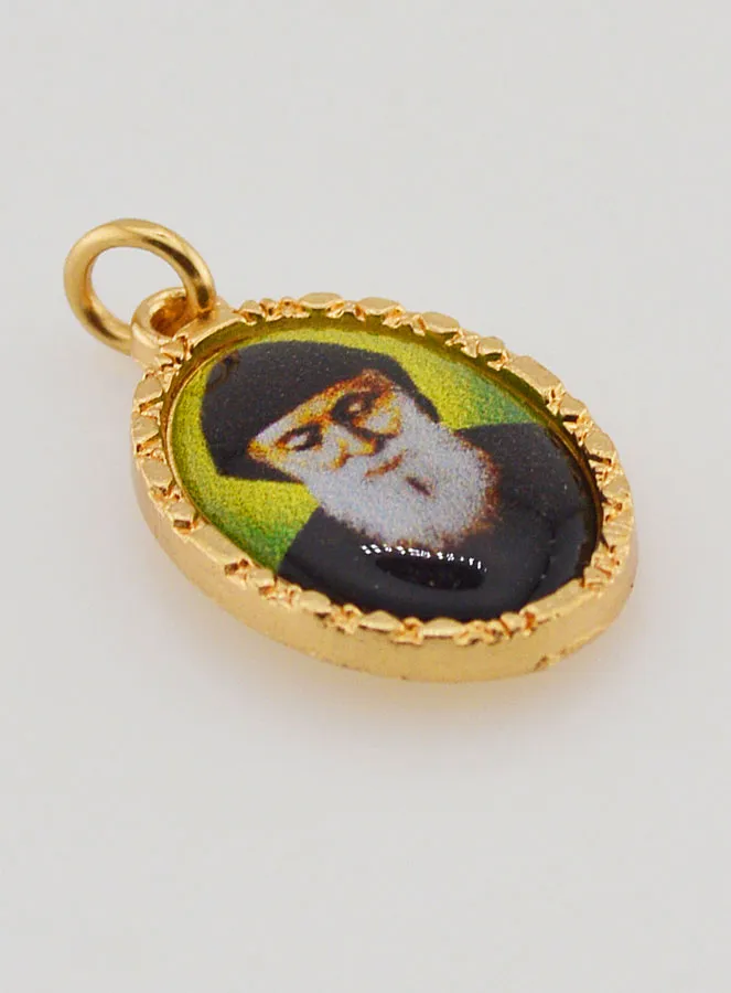 Medaille mit gedrehtem Rand 25mm – Heiliger Charbel (pic 3)