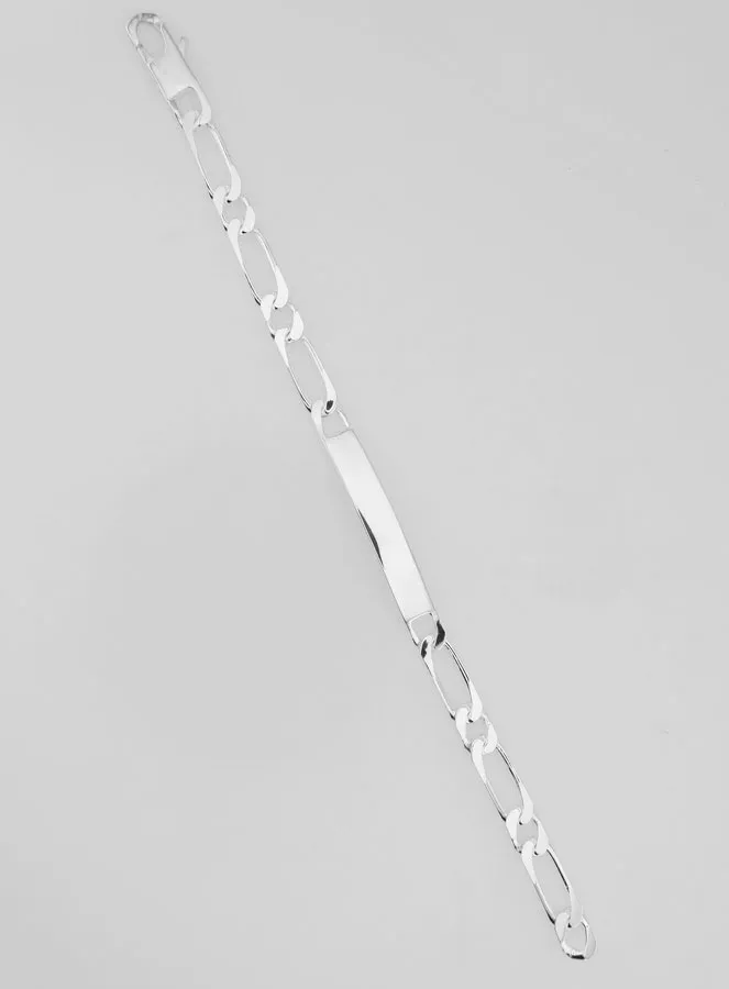 Herrenarmband aus Silber – Figaro-Gliederung 6mm (pic 1)