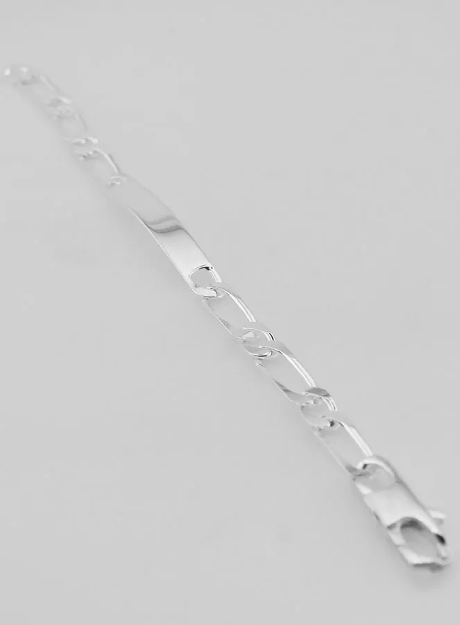 Herrenarmband aus Silber – Figaro-Gliederung 6mm (pic 2)