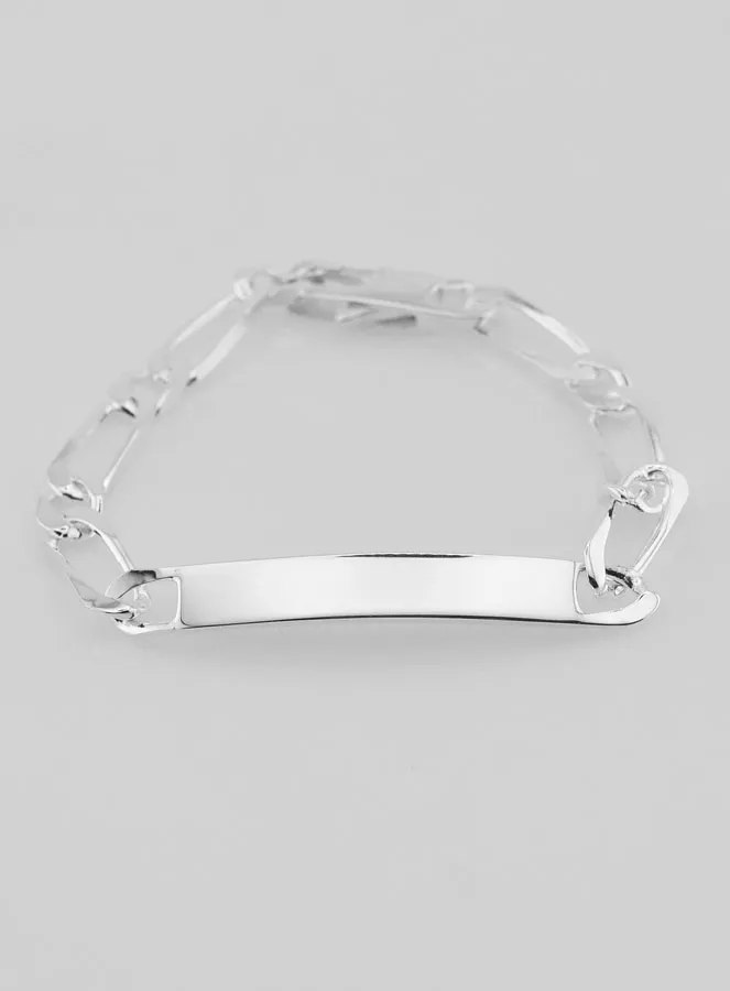 Herrenarmband aus Silber – Figaro-Gliederung 6mm (pic 4)