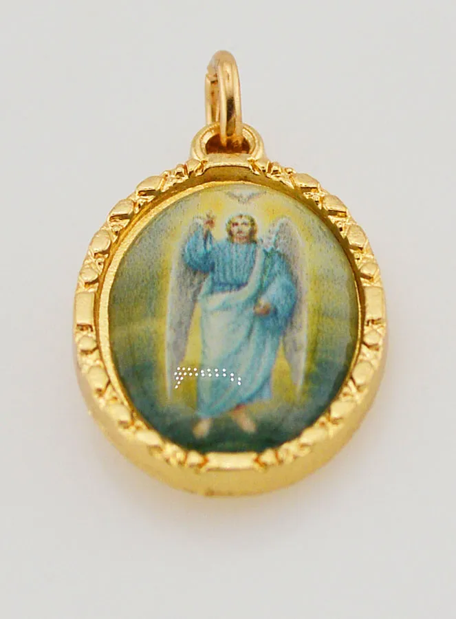 Medaille mit Gedrehtem Rand 25 mm – Erzengel Gabriel (pic 2)