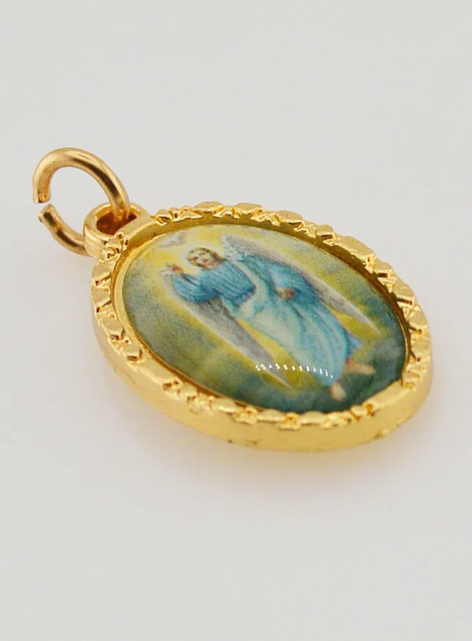 Medaille mit Gedrehtem Rand 25 mm – Erzengel Gabriel (pic 3)
