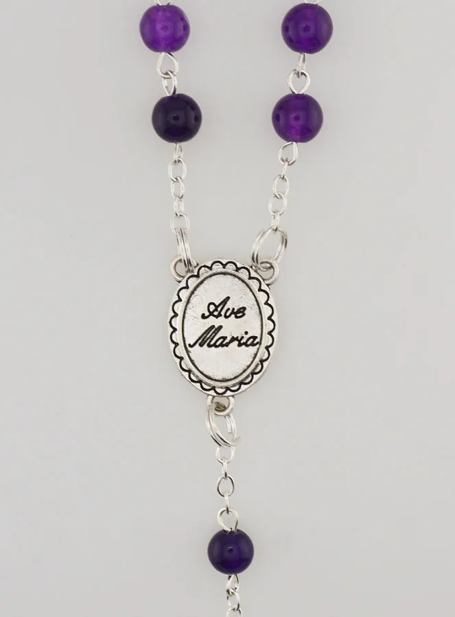 Edelstein Rosenkranz – Amethyst (pic 4)