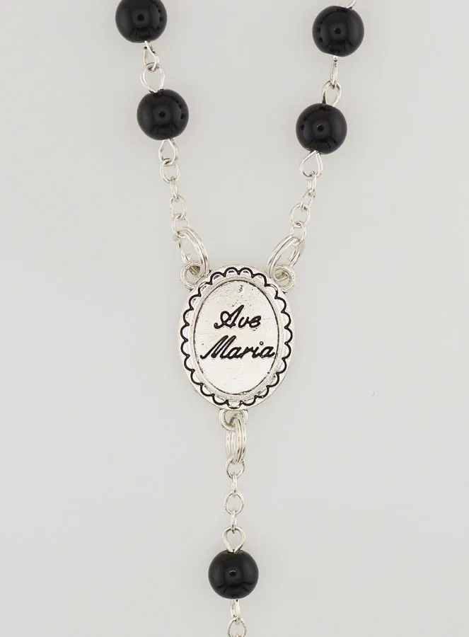 Edelstein Rosenkranz – Schwarzer Onyx (pic 4)