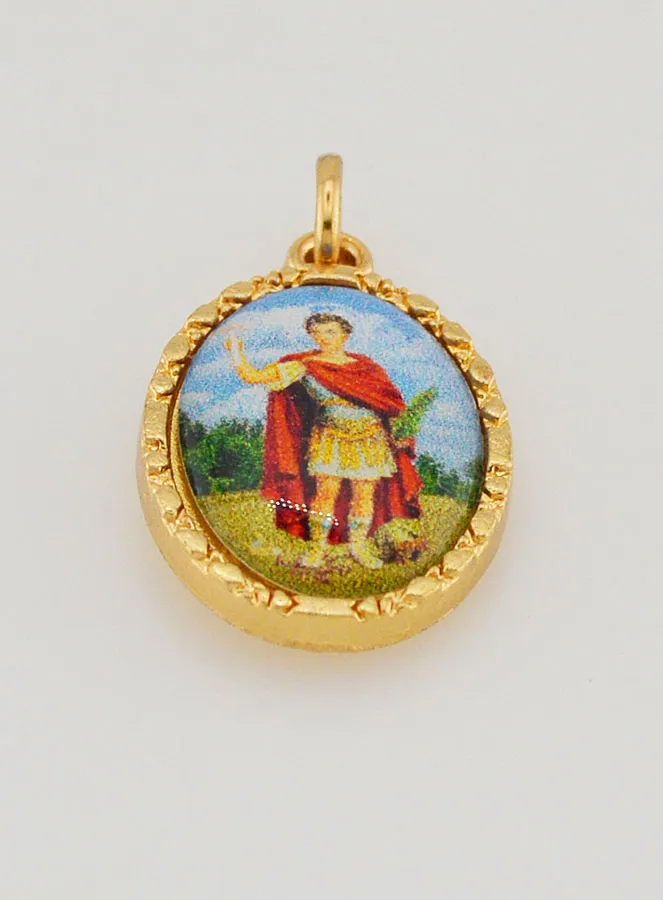 Medaille mit Gedrehtem Rand 25 mm – Heiliger Expeditus (pic 2)
