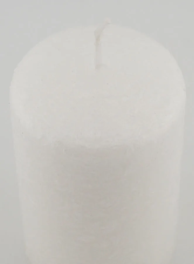 Weihnachtskerze mit Ice-Effekt – Weiß (pic 4)