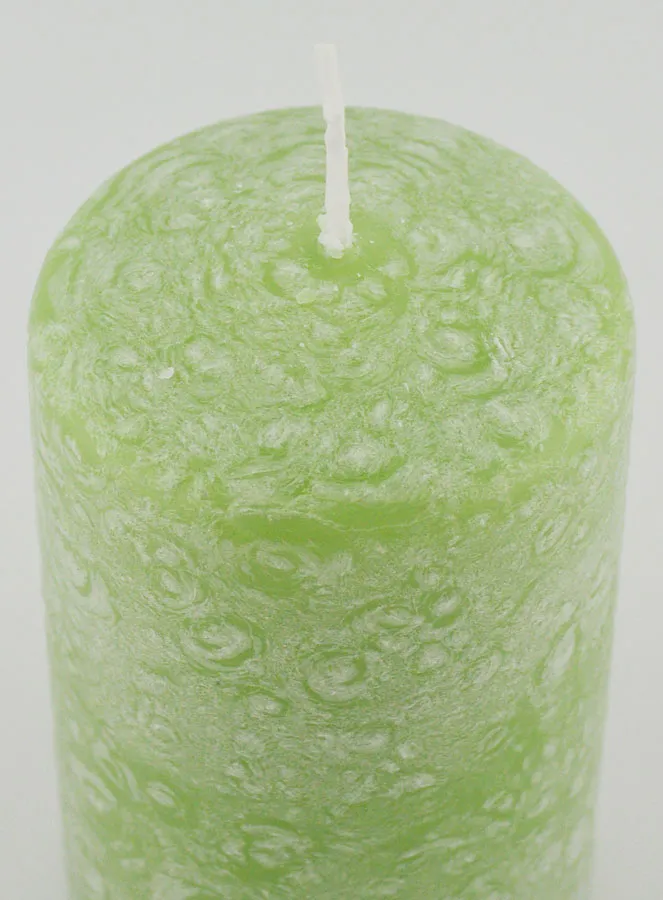 Weihnachtskerze mit Ice-Effekt – Grün (pic 4)