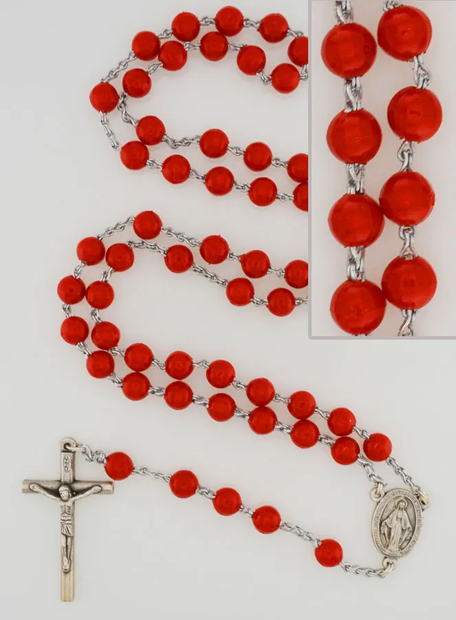 Rosenkranz mit der Wunderbaren Medaille – Rot (pic 1)