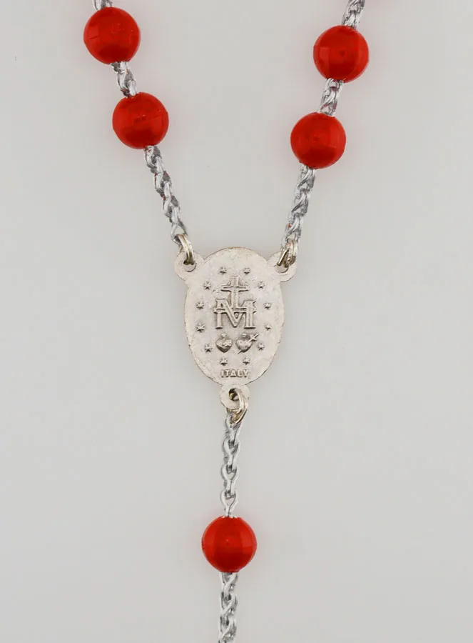 Rosenkranz mit der Wunderbaren Medaille – Rot (pic 4)