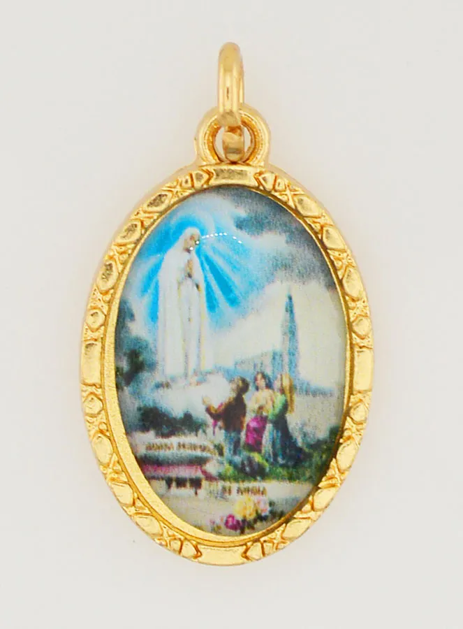Medaille mit Gedrehtem Rand 25 mm – Madonna von Fatima (pic 1)