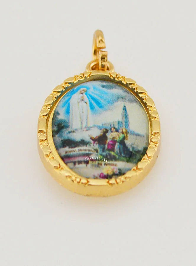 Medaille mit Gedrehtem Rand 25 mm – Madonna von Fatima (pic 2)
