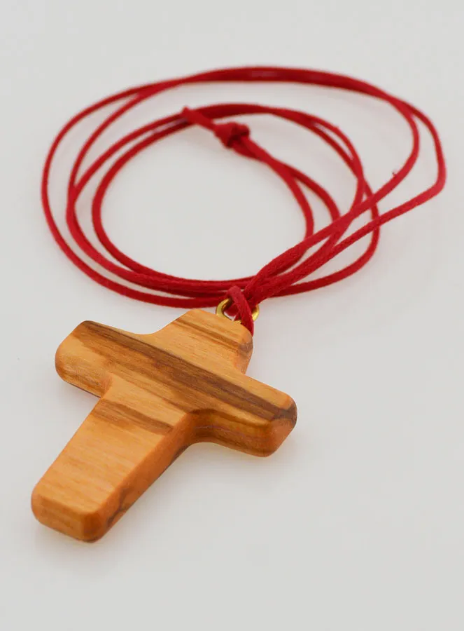Anhänger Holzkreuz Heiliger Geist an Schnur (pic 3)