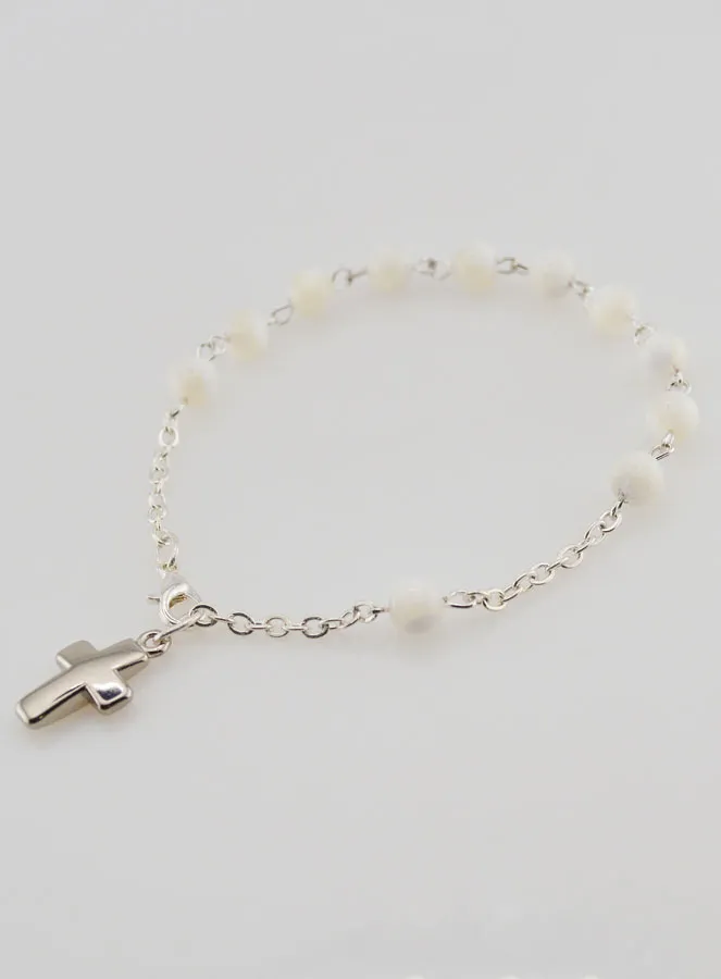 Zehrner-Rosenkranz Armband aus Perlmutt (pic 4)
