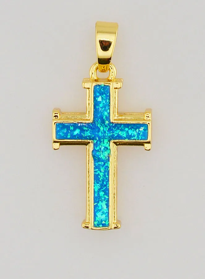 Anhänger Blaues Kreuz – 17 mm (pic 1)