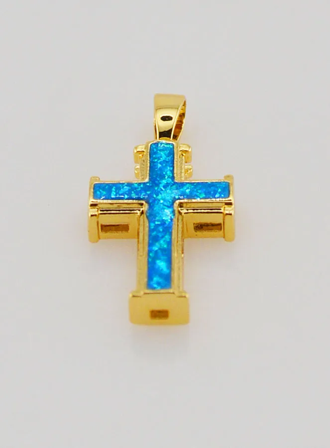 Anhänger Blaues Kreuz – 17 mm (pic 2)