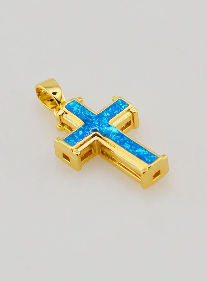 Anhänger Blaues Kreuz – 17 mm (pic 3)