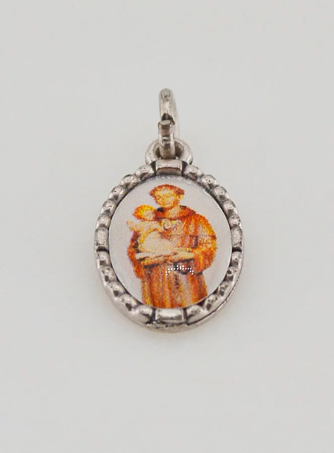 Medaille mit Gedrehtem Rand 15 mm – Heiliger Antonius (pic 2)